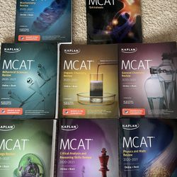 Kaplan 2020-2021 MCAT 8 Books 