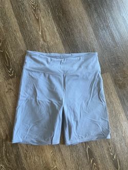 Short Deportivo Biker Marca FLX - Azul Lavanda Talla L