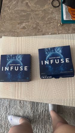 Infuse eye contacts