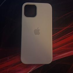 iPhone 12 White Silicone Case