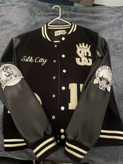 Varsity Leather Sleeve Jacket 
