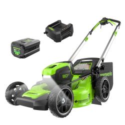 Greenworks 80V 21" Self-Propelled Cordless Lawn Mower – Brushless Motor,