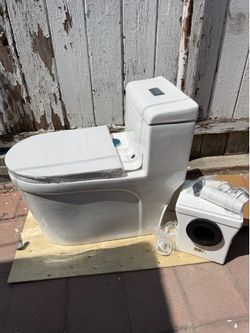 Macerating toilet