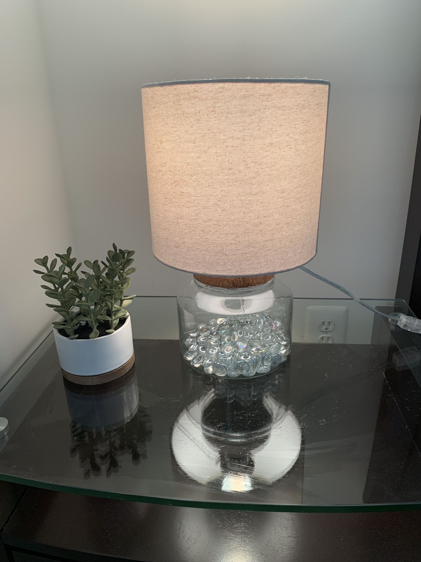 Two table lamps