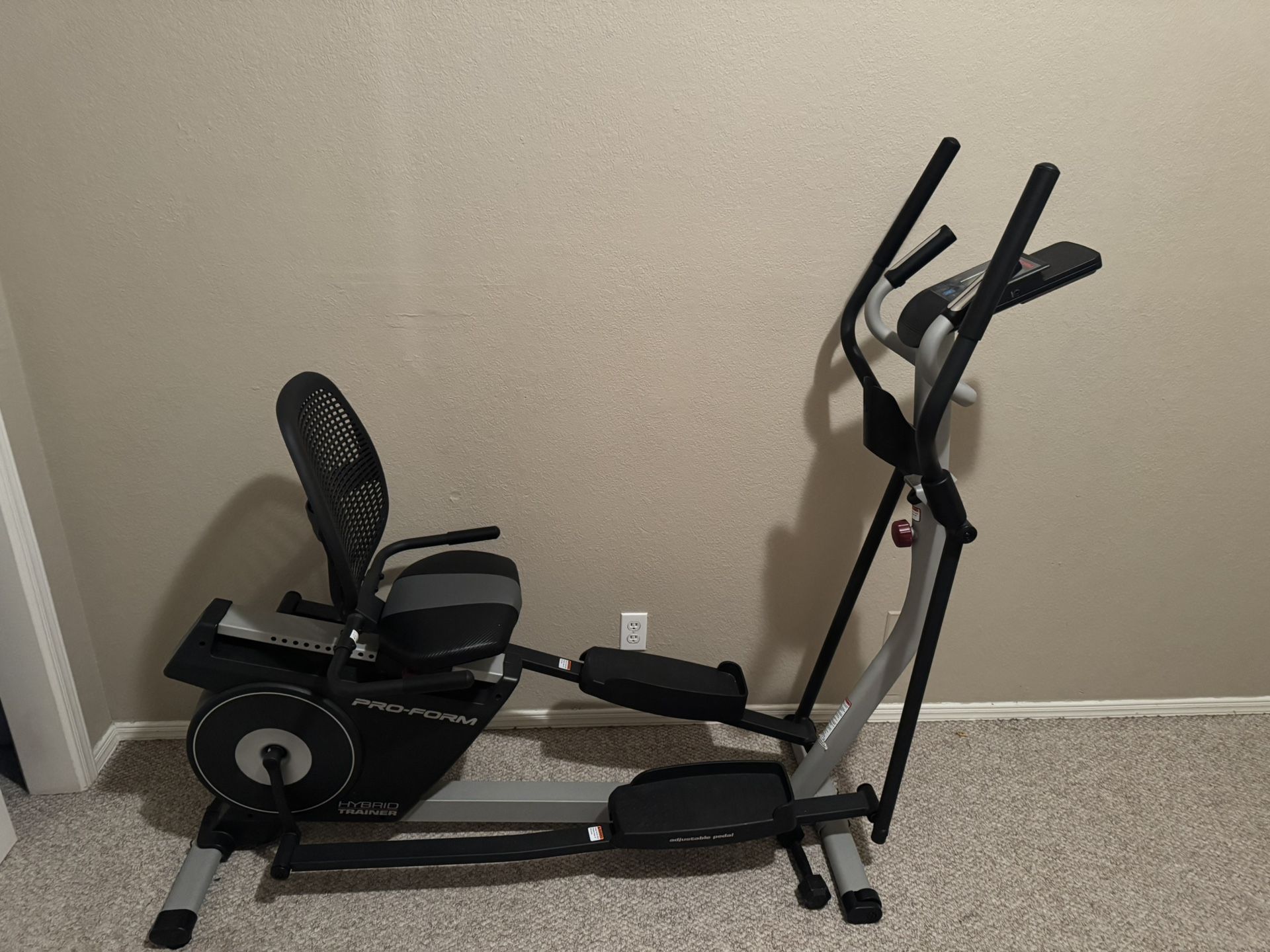 Hybrid bike elliptical
