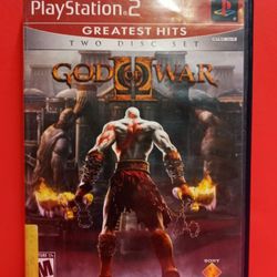 PS2 God Of War 2 - 2 Disk Set *CIB