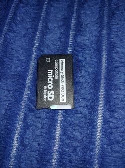 120gb Sony PSP Memory Stick Memory Card (Micro SD + Pro Duo Adapter)