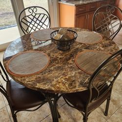 Marble Top Dining Table