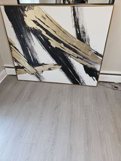 Large black/gold picture
