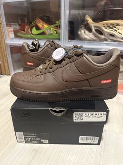 Nike x Supreme Air Force 1 Low Baroque Brown