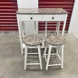 3-Piece Kitchen Dinette Breakfast Set