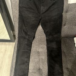 Black Pacsun Stacked Skinny Jeans