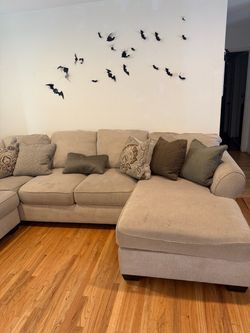 Sand colored beige Couch