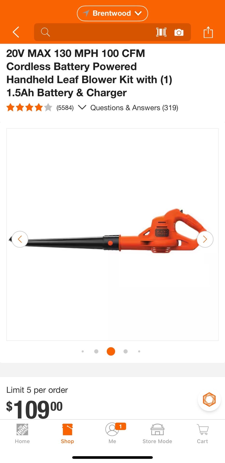 Leaf Blower New