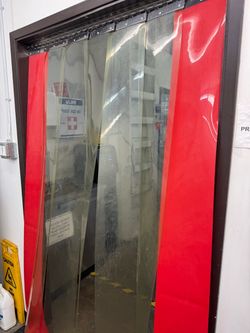 6ft Metal Railing vinyl curtain