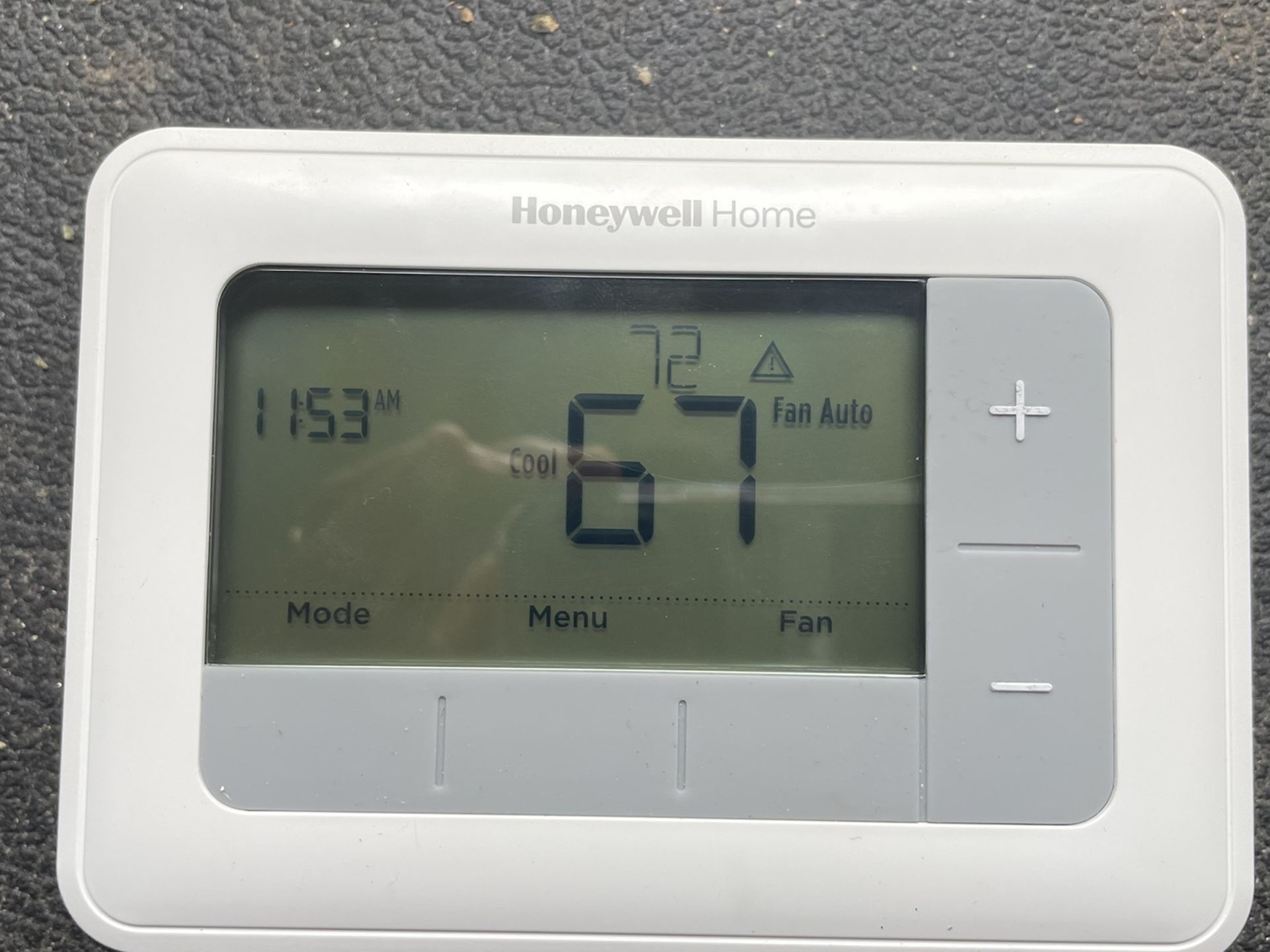 Thermostat For Central AC - Honeywell