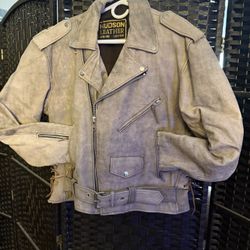Brown leather Jacket