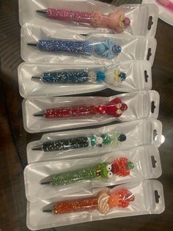 Beaded Pens, Pencils and Keychains
