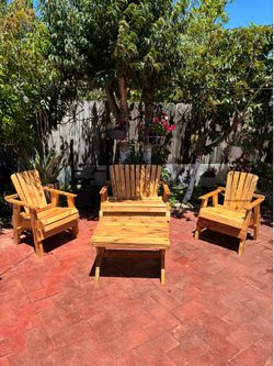 Adirondack-style Patio Set