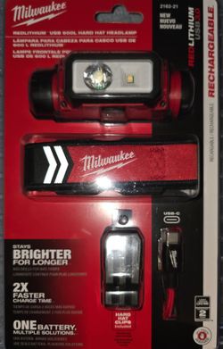 Milwaukee  600 Lumens LED REDLITHIUM Hard Hat Headlamp

