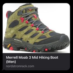 Merelli Moab Size 7.5 Hiking Boots