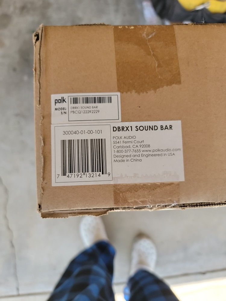 Dbrx1 Sound Bar With Dsw2 Subwoofer
