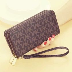 DOUBLE ZIPPER LONG WOMEN WALLET