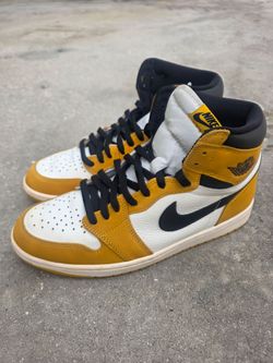 Nike Air Jordan 1 Retro High OG Pollen Black Yellow .size US 11