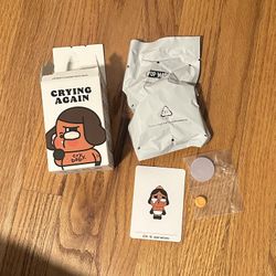 Popmart Crybaby Crying Again Figure - Baby Brown