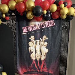 The World Is Yours, Scarface Tapestry 56x71in.