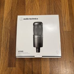 Audio Technica AT2020 Cardioid Condenser Microphone