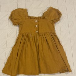 18-24m Linen Baby Dress 