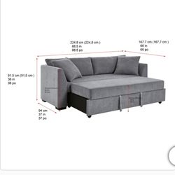Large Gray Couch