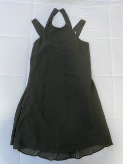 Olive green babydoll dress