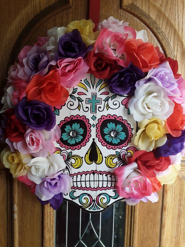 Day Of The Dead Wreath