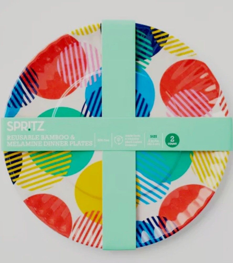 Spritz Reusable Dinner Plates