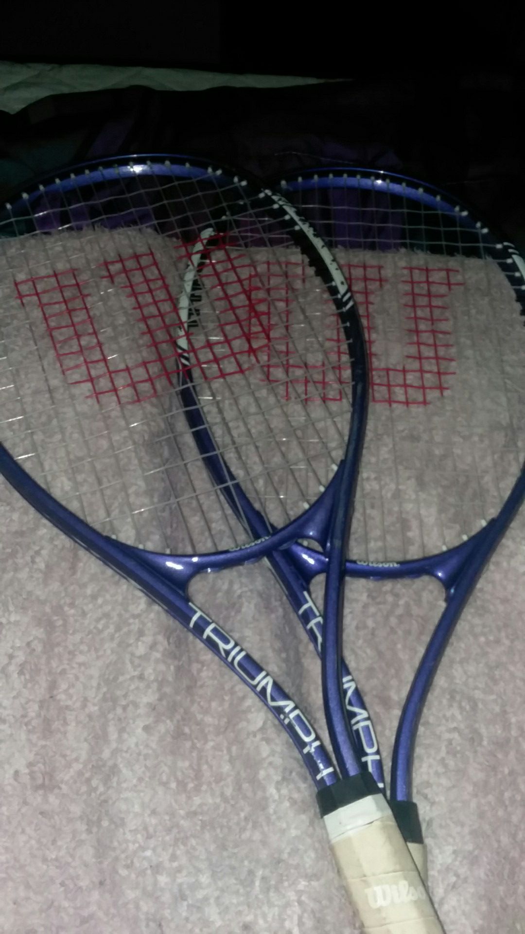 Set of wilsons tennis rackets