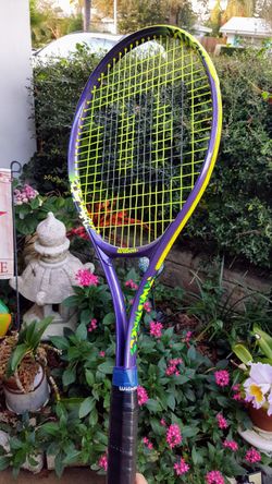 Wilson Tennis Racket with case cover