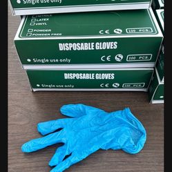 Nitrile Gloves 5 Mil Blue
