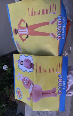 Two Yo gaba gaba costumes