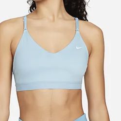 Nike Blue Bra Workout Top