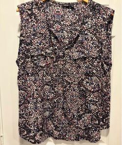 Apt. 9 Sleeveless Button-Down Blouse women’s Size XL