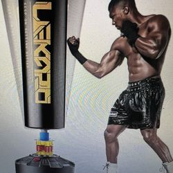 Punching bag With Boxing Gloves
