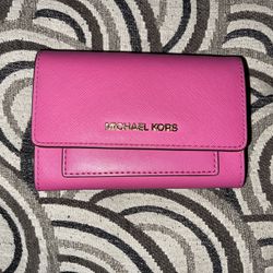 Michael Kors Hot Pink Wallet 