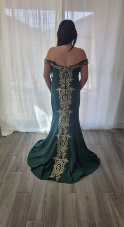Green And Gold Dress