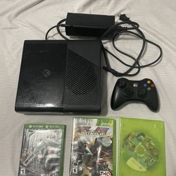 Xbox 360 E with Games