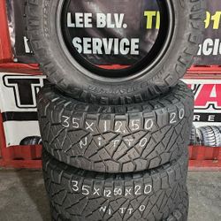 35x12.50 20 SET 4 LLANTAS NITTO TERRA GRAPPLER 80% ,VIDA