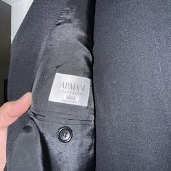 Black Armani collection suit like new size 42