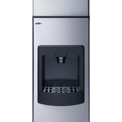 Summit Commercial Ice Machine with Ice Dispenser, 350 lbs. Clear Ice Production Per Day, 130 lbs. of Storage, Energy Star Certified - BIM350KDISP