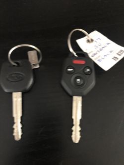 2017 Subaru Outback Keys
